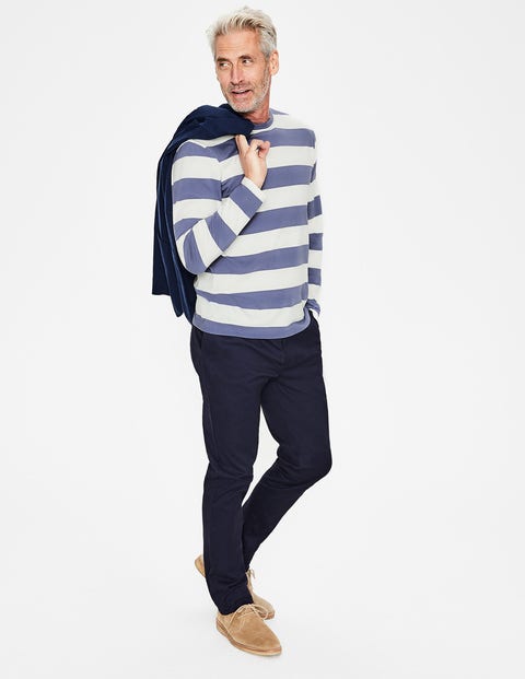 Long Sleeve Stripe T-Shirt - Ecru/Heather Stripe Long Sleeve Stripe T-Shirt - Ecru/Heather Stripe
