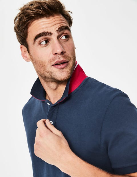 Piqué-Poloshirt - Dunkelblau Piqué-Poloshirt - Dunkelblau