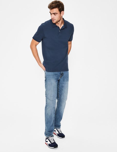 Pique Polo - College Blue Pique Polo - College Blue