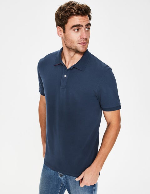 Pique Polo - College Blue Pique Polo - College Blue