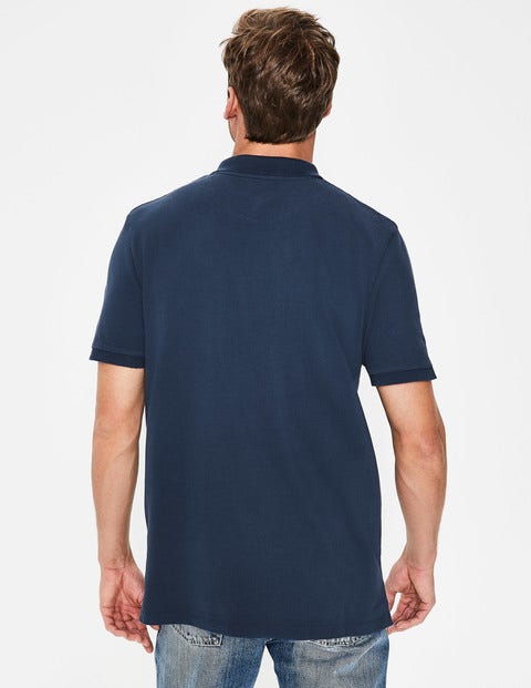 Pique Polo - College Blue Pique Polo - College Blue