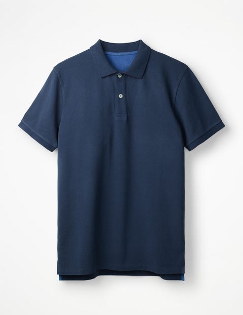 Pique Polo - College Blue Pique Polo - College Blue