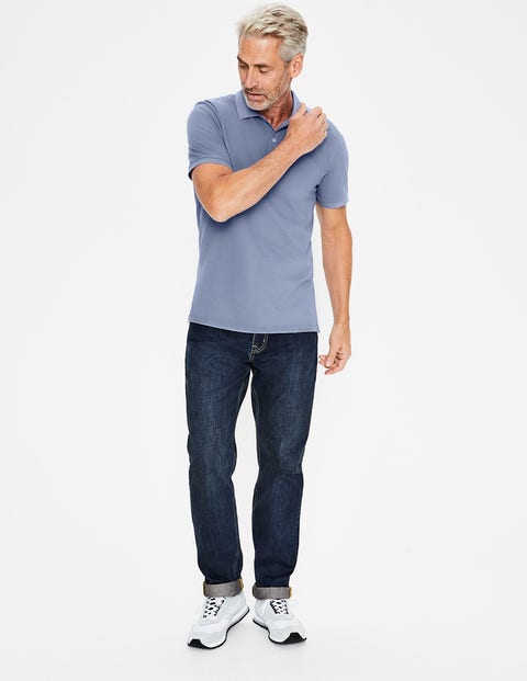 Pique Polo - Thistle Blue Pique Polo - Thistle Blue