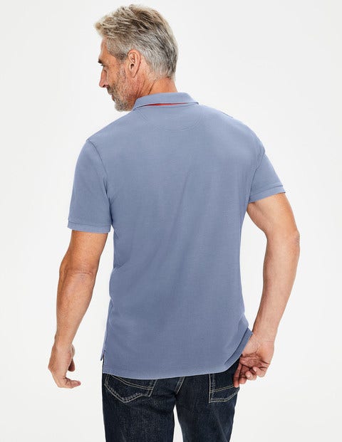 Pique Polo - Thistle Blue Pique Polo - Thistle Blue