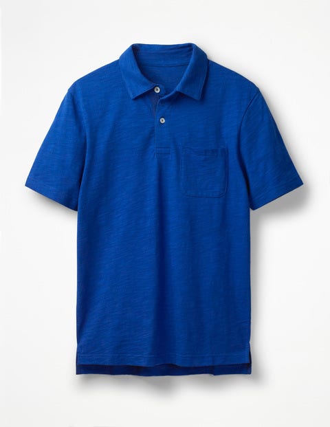 Slub Polo - Blue Wave Slub Polo - Blue Wave