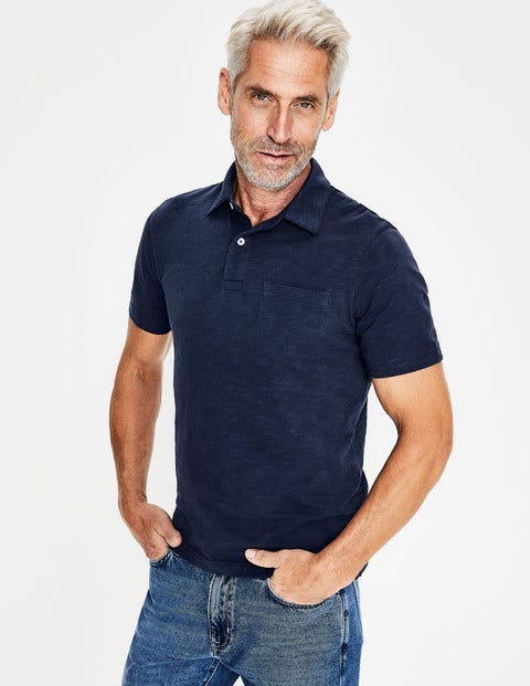 Slub Polo - College Blue Slub Polo - College Blue