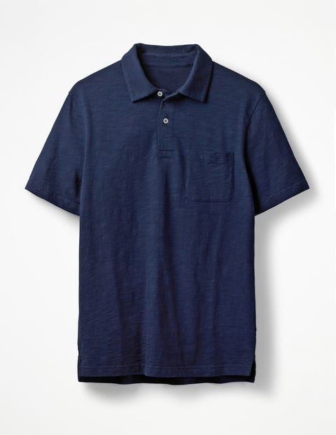 Slub Polo - College Blue Slub Polo - College Blue