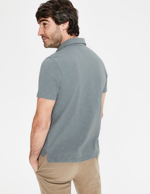 Slub Polo - Succulent Blue Slub Polo - Succulent Blue