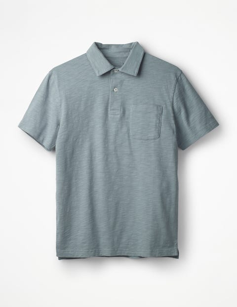 Slub Polo - Succulent Blue Slub Polo - Succulent Blue