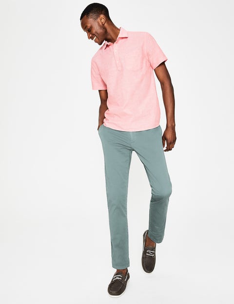 polo shirt and chinos