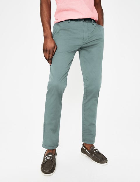 Lightweight Slim Chinos - Succulent Blue Lightweight Slim Chinos - Succulent Blue