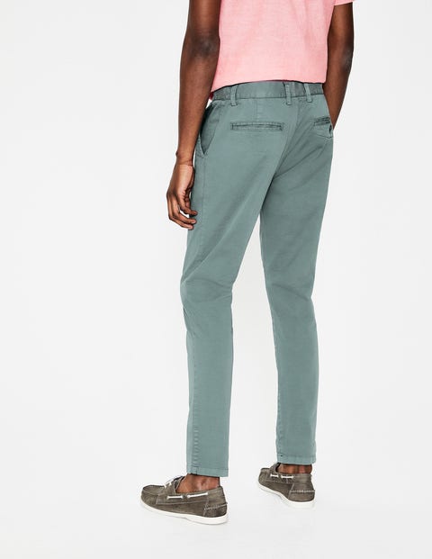 Lightweight Slim Chinos - Succulent Blue Lightweight Slim Chinos - Succulent Blue