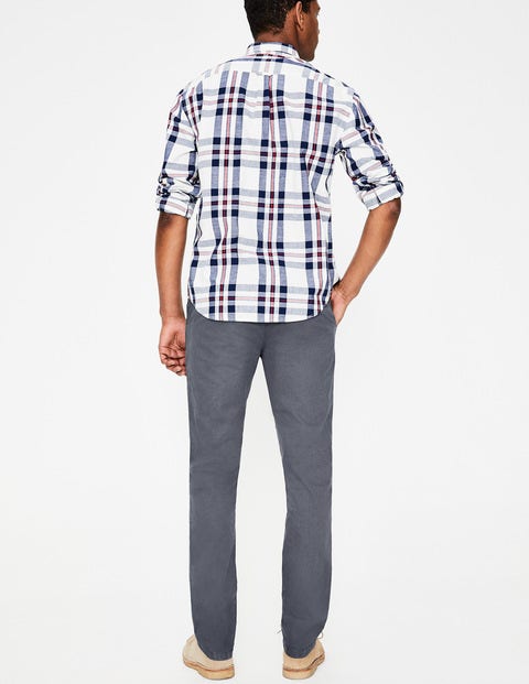 NEU Leichte Chino-Hose mit schmalem Schnitt - London Grau NEU Leichte Chino-Hose mit schmalem Schnitt - London Grau