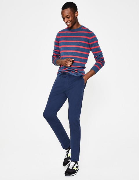 Lightweight Slim Chinos - School Navy Lightweight Slim Chinos - School Navy