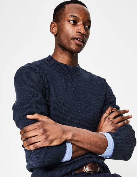 Greenwich Crew Neck - Light Navy Greenwich Crew Neck - Light Navy