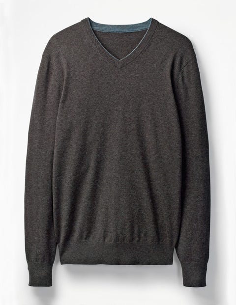 Bloomsbury V-Neck - Graphite Bloomsbury V-Neck - Graphite