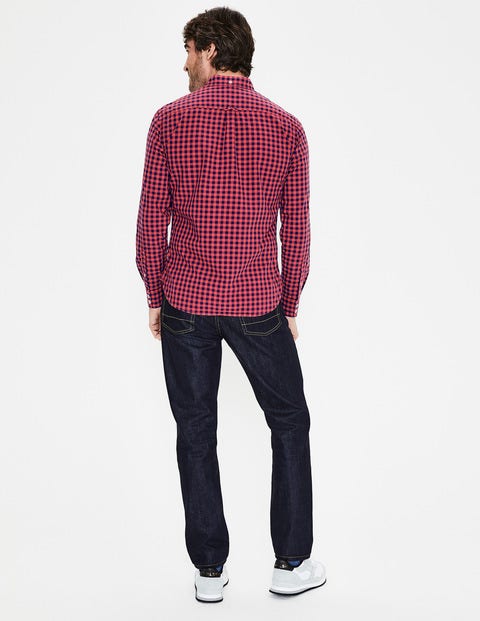 Garment-Dyed Poplin Shirt - Washed Crimson Garment-Dyed Poplin Shirt - Washed Crimson