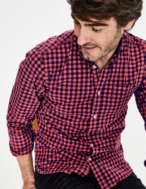Garment-Dyed Poplin Shirt - Washed Crimson Garment-Dyed Poplin Shirt - Washed Crimson