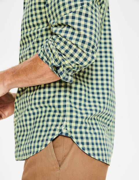 Garment-Dyed Poplin Shirt - Yellow Garment-Dyed Poplin Shirt - Yellow