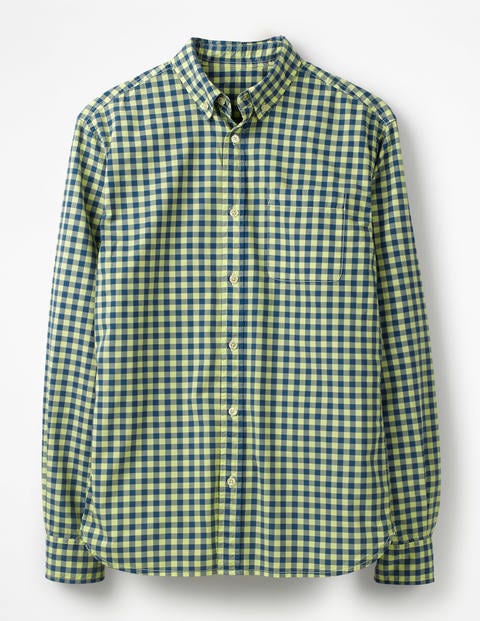 Garment-Dyed Poplin Shirt - Yellow Garment-Dyed Poplin Shirt - Yellow