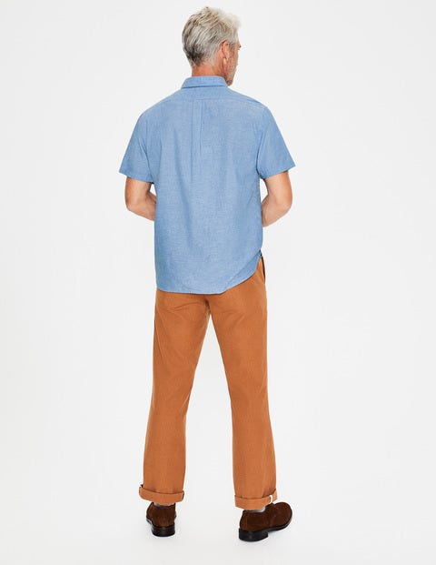 Linen Cotton Popover - Washed Blue Chambray Linen Cotton Popover - Washed Blue Chambray