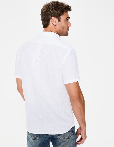 Linen Cotton Popover - White Linen Cotton Popover - White