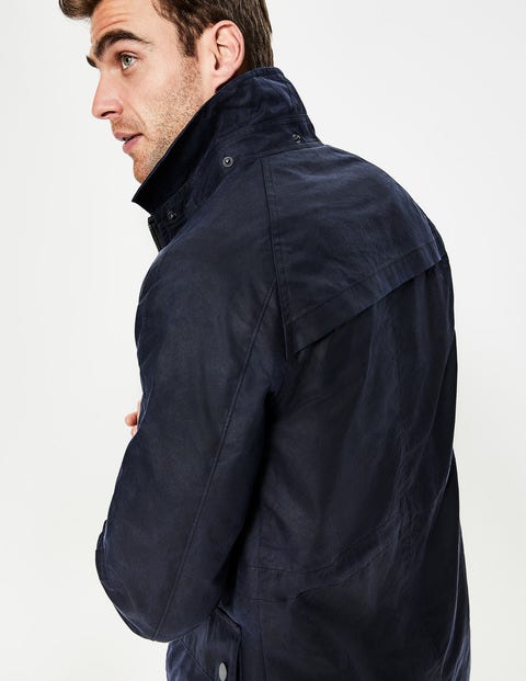 Holt Waxed Jacket - Navy Holt Waxed Jacket - Navy