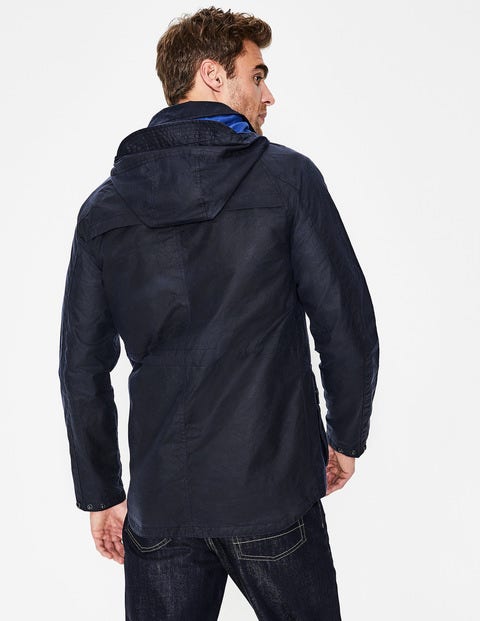Holt Waxed Jacket - Navy Holt Waxed Jacket - Navy