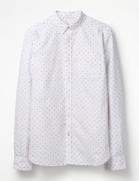 Oxford Patterned Shirt - Multi Spot Clip Dot Oxford Patterned Shirt - Multi Spot Clip Dot