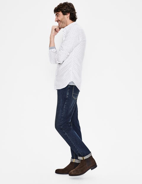 Slim Fit Oxford Pattern Shirt - Multi Spot Clip Dot Slim Fit Oxford Pattern Shirt - Multi Spot Clip Dot