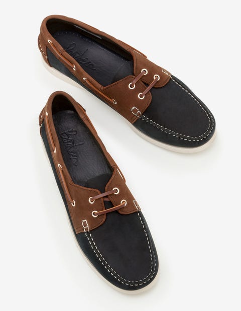 Boat Shoes - Navy/ Brown Boat Shoes - Navy/ Brown