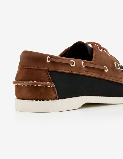 Boat Shoes - Navy/ Brown Boat Shoes - Navy/ Brown