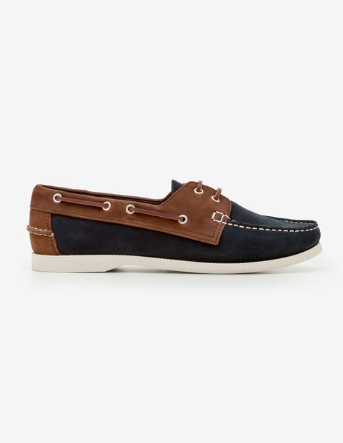 Boat Shoes - Navy/ Brown Boat Shoes - Navy/ Brown