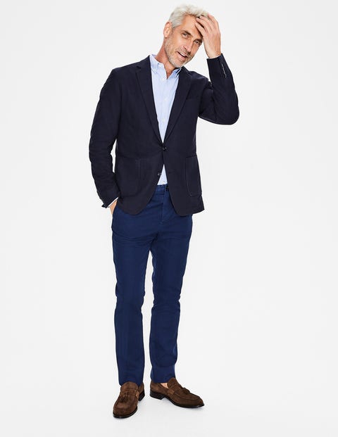 Canvey Textured Blazer - Navy Canvey Textured Blazer - Navy