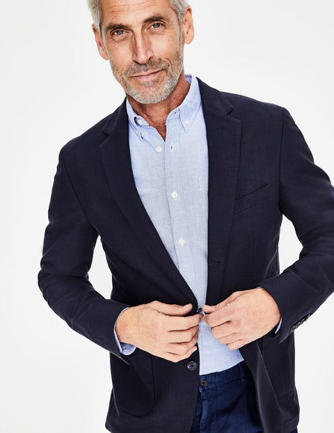 Canvey Textured Blazer - Navy Canvey Textured Blazer - Navy