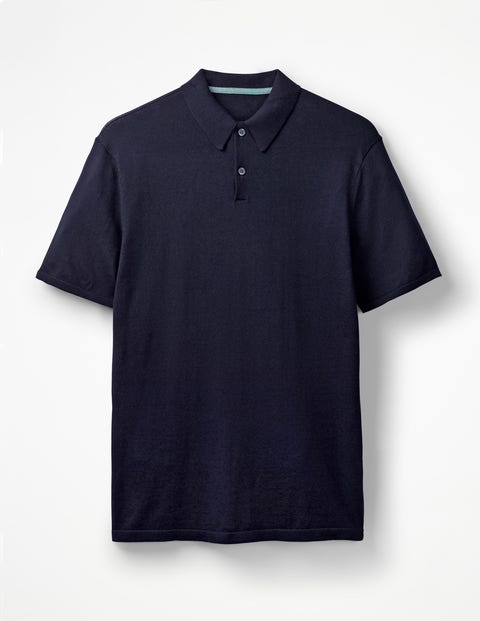 Finsbury Strick-Poloshirt - Navy Finsbury Strick-Poloshirt - Navy