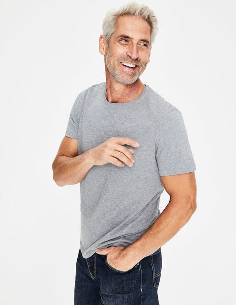 Washed T-Shirt - Grey Marl Washed T-Shirt - Grey Marl