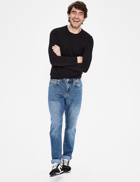 Long Sleeve Washed T-Shirt - Black Long Sleeve Washed T-Shirt - Black
