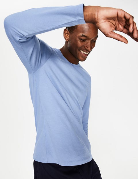 Long Sleeve Washed T-Shirt - Thistle Blue Long Sleeve Washed T-Shirt - Thistle Blue
