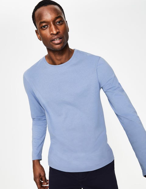 Long Sleeve Washed T-Shirt - Thistle Blue Long Sleeve Washed T-Shirt - Thistle Blue
