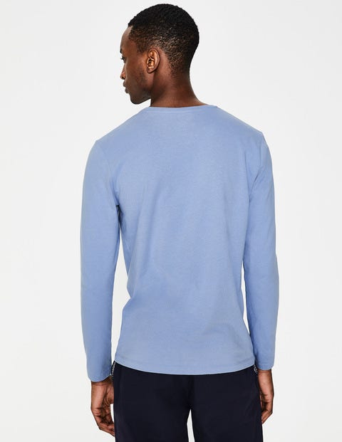 Long Sleeve Washed T-Shirt - Thistle Blue Long Sleeve Washed T-Shirt - Thistle Blue
