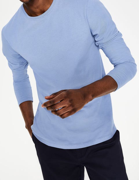 Long Sleeve Washed T-Shirt - Thistle Blue Long Sleeve Washed T-Shirt - Thistle Blue