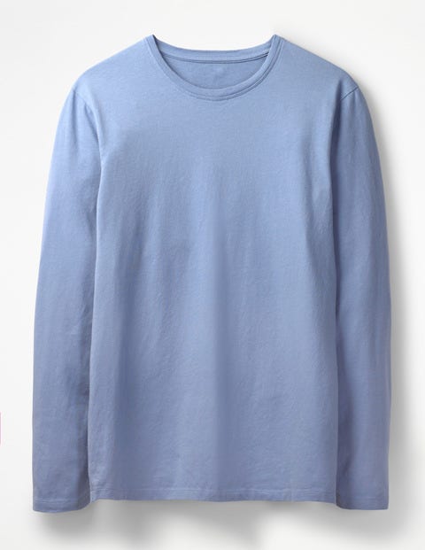 Long Sleeve Washed T-Shirt - Thistle Blue Long Sleeve Washed T-Shirt - Thistle Blue