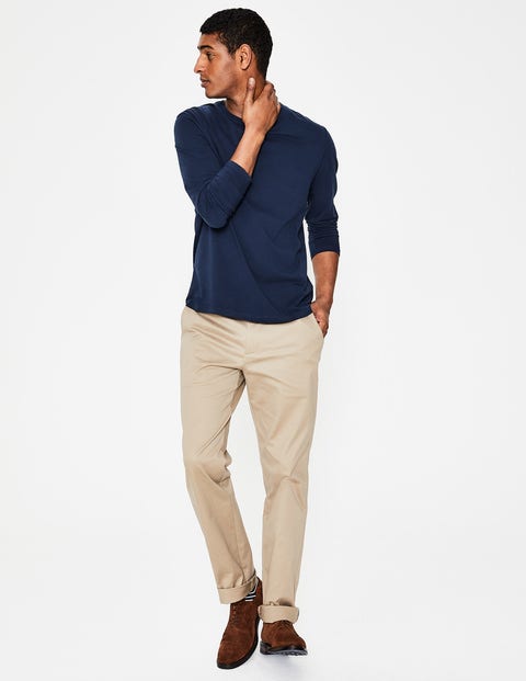 Long Sleeve Washed T-Shirt - Classic Navy Long Sleeve Washed T-Shirt - Classic Navy