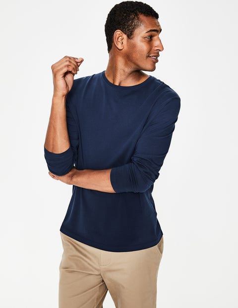 Long Sleeve Washed T-Shirt - Classic Navy Long Sleeve Washed T-Shirt - Classic Navy