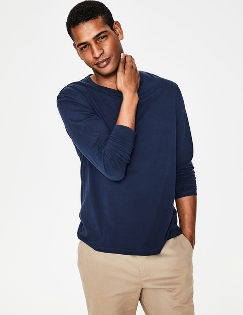 Long Sleeve Washed T-Shirt - Classic Navy Long Sleeve Washed T-Shirt - Classic Navy