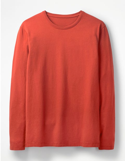 Long Sleeve Washed T-Shirt - Cayenne Pepper Long Sleeve Washed T-Shirt - Cayenne Pepper