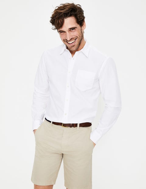 Poplin Shirt - White Poplin Shirt - White
