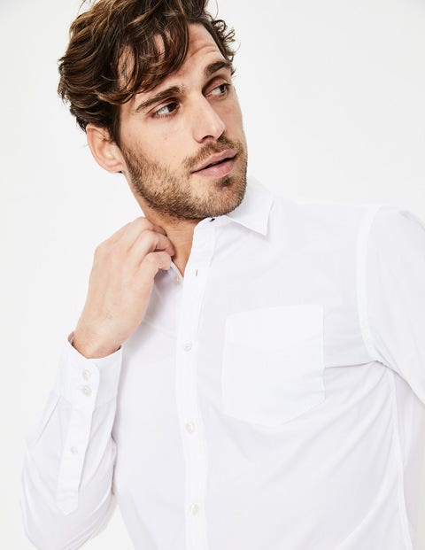 Poplin Shirt - White Poplin Shirt - White