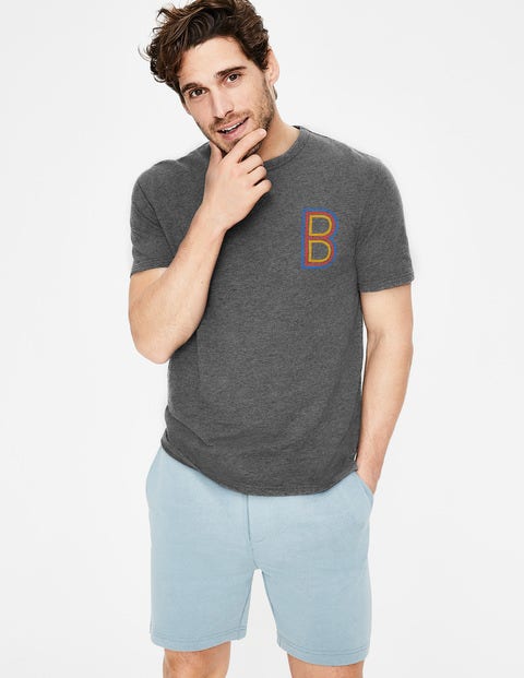 Graphic T-Shirt - Grey Marl Graphic T-Shirt - Grey Marl